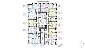 2-к квартира, вторичка, 67м2, 14/29 этаж