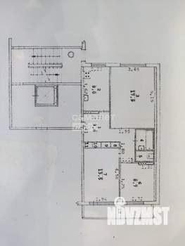 3-к квартира, вторичка, 63м2, 4/10 этаж