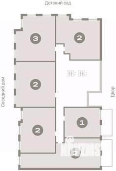 2-к квартира, вторичка, 75м2, 2/15 этаж