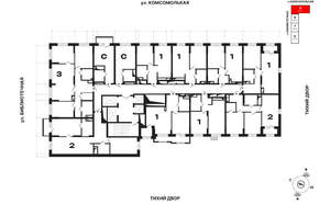 1-к квартира, вторичка, 38м2, 7/25 этаж