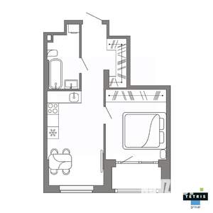 1-к квартира, вторичка, 39м2, 3/32 этаж