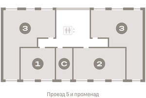 3-к квартира, вторичка, 81м2, 2/9 этаж