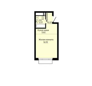 1-к квартира, вторичка, 29м2, 4/30 этаж