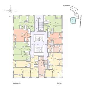 3-к квартира, вторичка, 73м2, 8/24 этаж