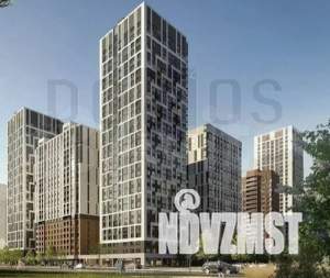 1-к квартира, строящийся дом, 33м2, 4/22 этаж
