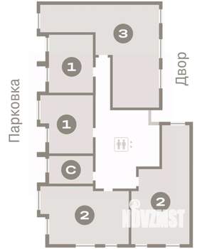 1-к квартира, вторичка, 41м2, 6/9 этаж