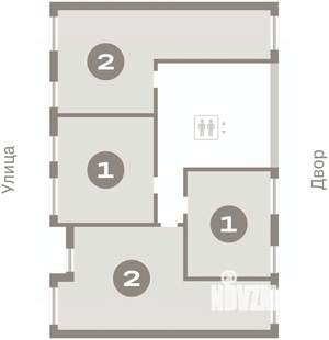 2-к квартира, вторичка, 65м2, 3/7 этаж