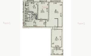 3-к квартира, вторичка, 61м2, 7/9 этаж