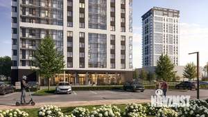 1-к квартира, строящийся дом, 64м2, 19/20 этаж