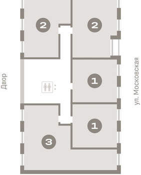 3-к квартира, вторичка, 81м2, 2/24 этаж