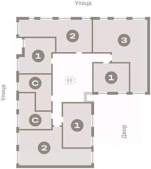 2-к квартира, вторичка, 70м2, 4/7 этаж