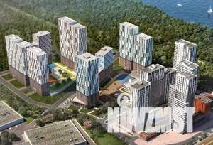 2-к квартира, строящийся дом, 64м2, 23/31 этаж