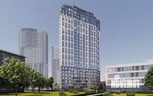 2-к квартира, строящийся дом, 57м2, 15/26 этаж