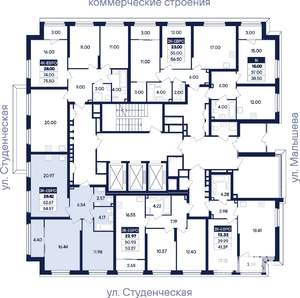 2-к квартира, вторичка, 65м2, 2/31 этаж
