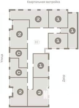 1-к квартира, вторичка, 45м2, 4/7 этаж