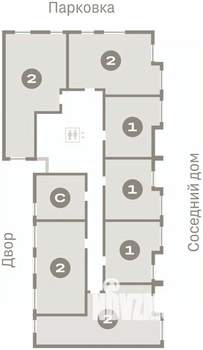 2-к квартира, вторичка, 67м2, 8/9 этаж