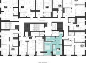 1-к квартира, вторичка, 42м2, 3/31 этаж