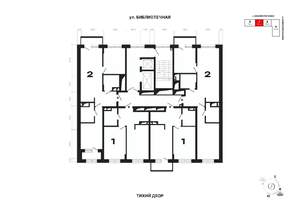 1-к квартира, вторичка, 44м2, 3/25 этаж