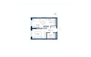 1-к квартира, вторичка, 40м2, 28/28 этаж