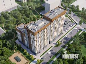 2-к квартира, строящийся дом, 52м2, 25/25 этаж