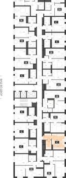 Студия квартира, вторичка, 27м2, 21/25 этаж