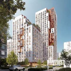1-к квартира, строящийся дом, 50м2, 7/29 этаж