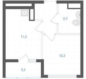 1-к квартира, вторичка, 31м2, 8/31 этаж