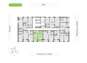 1-к квартира, вторичка, 40м2, 12/17 этаж