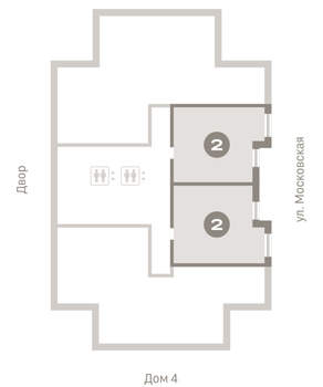 2-к квартира, вторичка, 130м2, 16/16 этаж