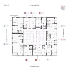 1-к квартира, вторичка, 37м2, 20/31 этаж