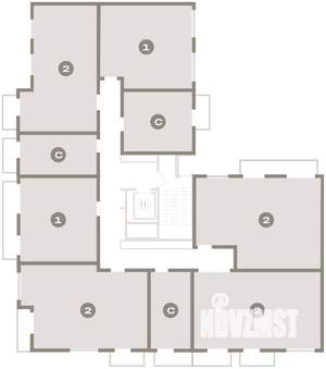 1-к квартира, вторичка, 44м2, 4/16 этаж