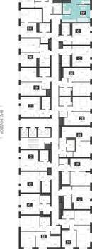 2-к квартира, вторичка, 45м2, 10/25 этаж