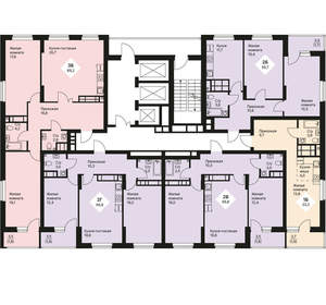 2-к квартира, вторичка, 60м2, 24/25 этаж