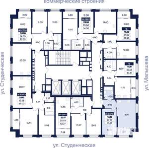 1-к квартира, вторичка, 41м2, 26/31 этаж