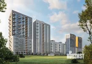 1-к квартира, строящийся дом, 40м2, 21/22 этаж