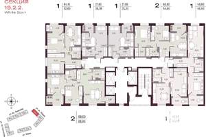 1-к квартира, вторичка, 41м2, 5/25 этаж