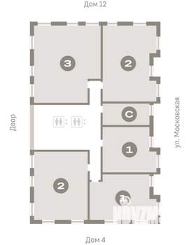 1-к квартира, вторичка, 48м2, 13/16 этаж