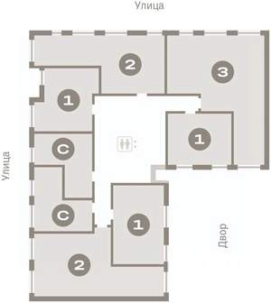 1-к квартира, вторичка, 35м2, 5/7 этаж