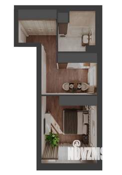 Студия квартира, вторичка, 34м2, 2/24 этаж