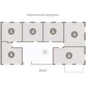 1-к квартира, вторичка, 38м2, 1/8 этаж