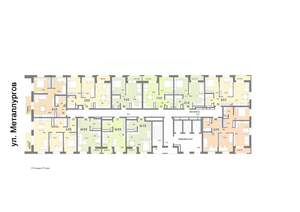 2-к квартира, строящийся дом, 57м2, 11/26 этаж