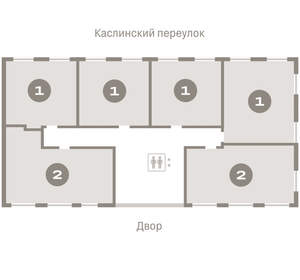 1-к квартира, вторичка, 40м2, 5/16 этаж