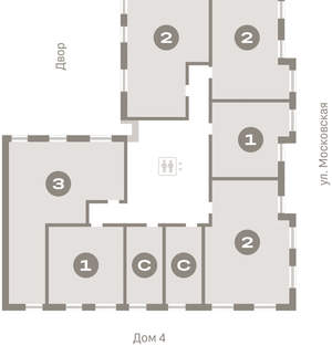 Студия квартира, вторичка, 24м2, 6/16 этаж