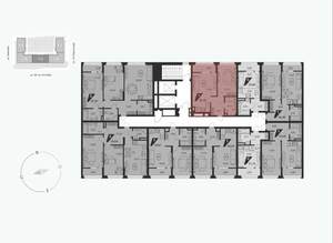 1-к квартира, вторичка, 47м2, 6/12 этаж