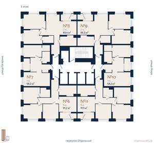 2-к квартира, вторичка, 86м2, 3/29 этаж