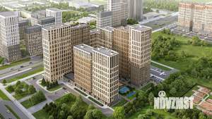 Студия квартира, строящийся дом, 30м2, 20/25 этаж