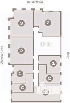 2-к квартира, вторичка, 86м2, 3/15 этаж