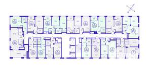 Студия квартира, строящийся дом, 27м2, 21/28 этаж