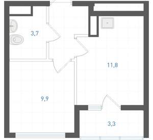 1-к квартира, вторичка, 31м2, 8/31 этаж