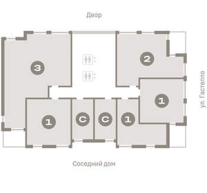 Студия квартира, вторичка, 20м2, 11/16 этаж